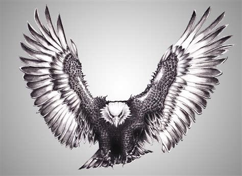 silver eagle tattoo